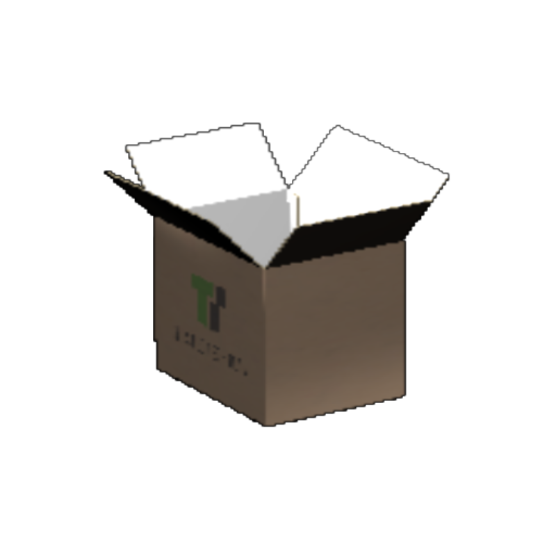 Regular Slotted Carton B-Flute Kraft/White Outside Standard Print