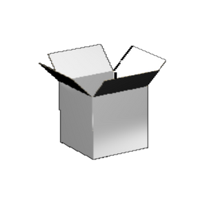 Regular Slotted Carton B-Flute White/White 2-Sided Luxe Print