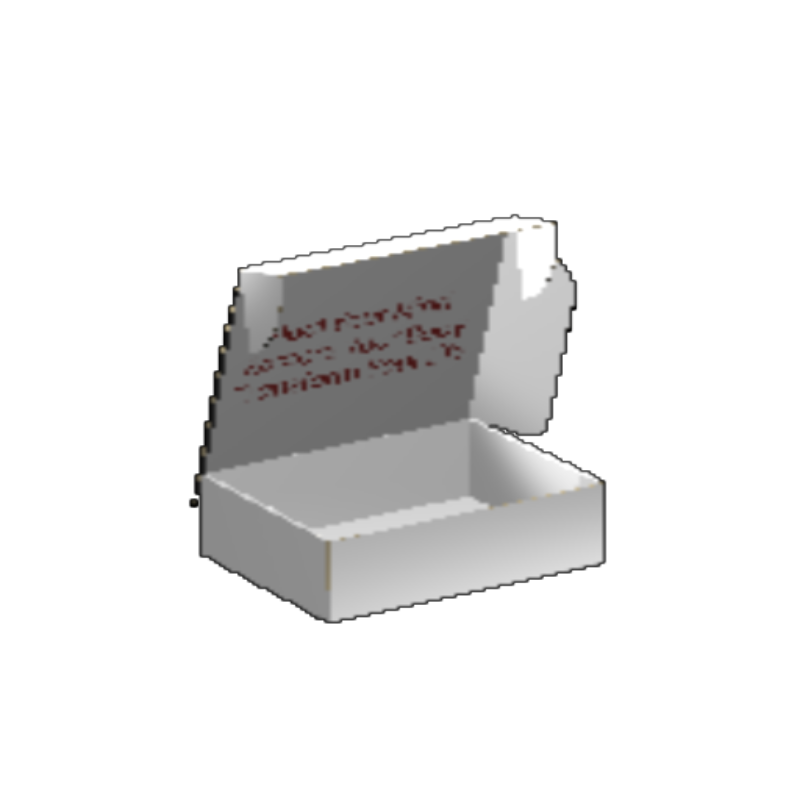 Ear Lock Mailer E-Flute White/White 2-Sided Luxe Print