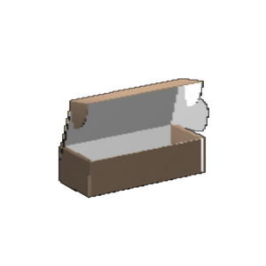 Ear Lock Mailer E-Flute Kraft/Kraft Outside Standard Print