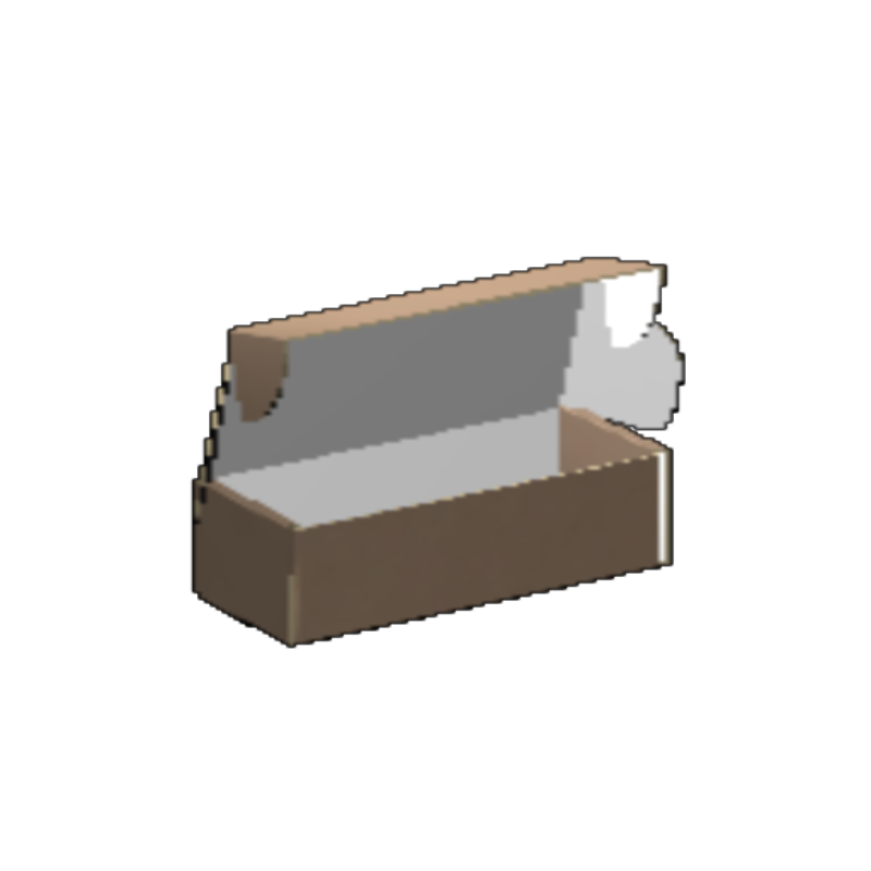 Ear Lock Mailer E-Flute Kraft/Kraft Outside Standard Print