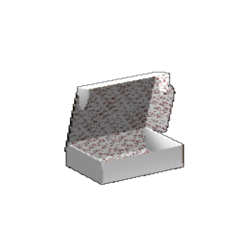 Ear Lock Mailer E-Flute White/White Outside Luxe Print