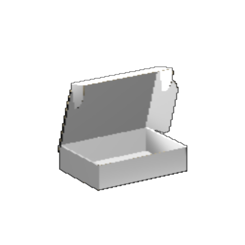 Ear Lock Mailer E-Flute White/White Outside Luxe Print