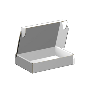 Ear Lock Mailer E-Flute Premium White/White Outside Luxe Print Matte Rush