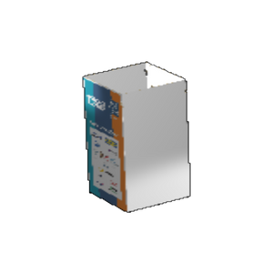 Donations Box B-Flute White/White Outside Standard Print