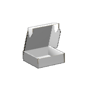 Ear Lock Mailer E-Flute White/White Outside Luxe Print