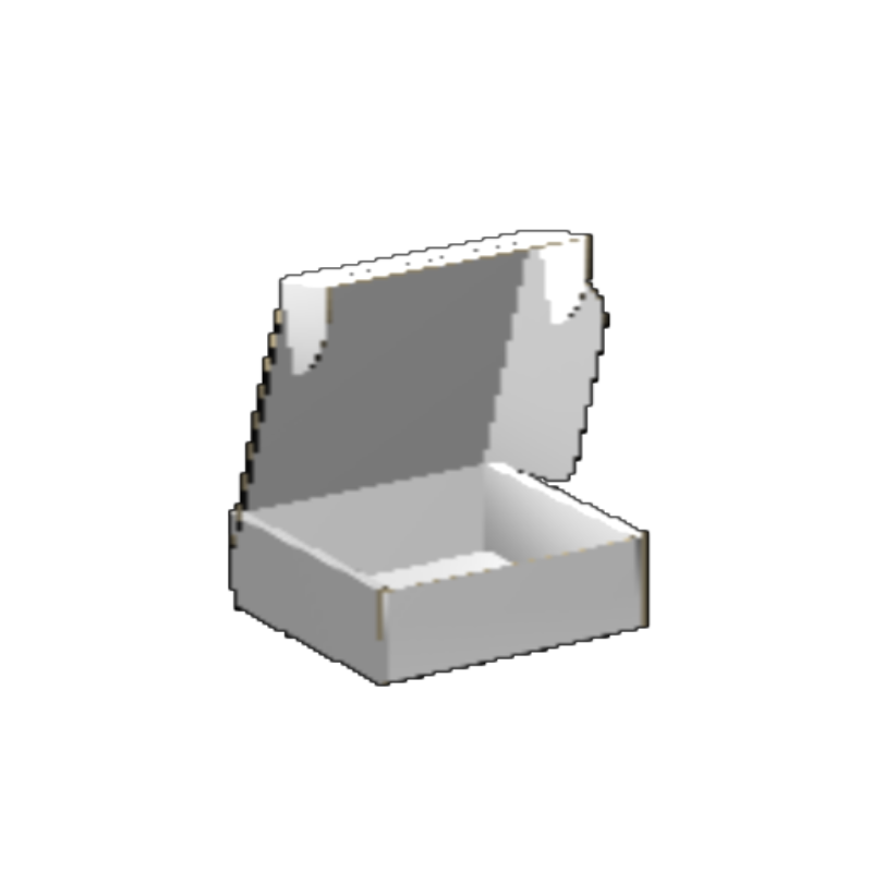 Ear Lock Mailer E-Flute White/White Outside Luxe Print