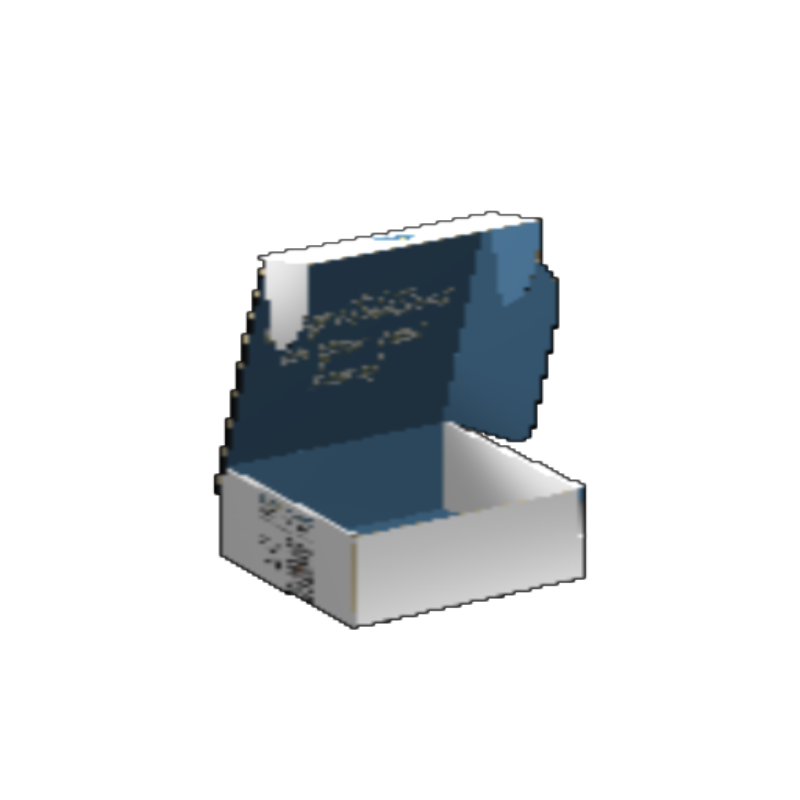 Ear Lock Mailer E-Flute White/White 2-Sided Luxe Print