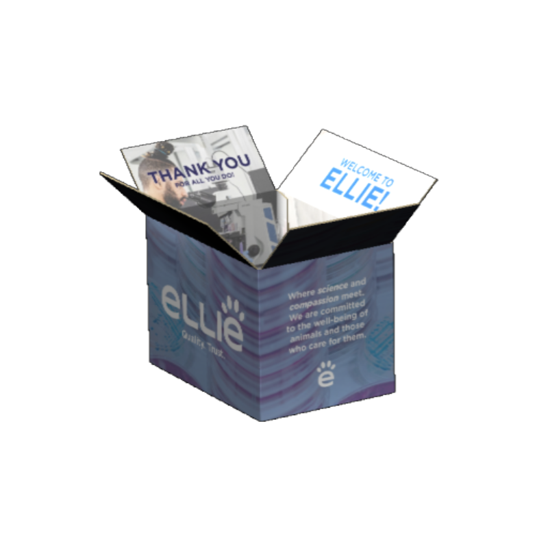 Regular Slotted Carton B-Flute White/White 2-Sided Luxe Print