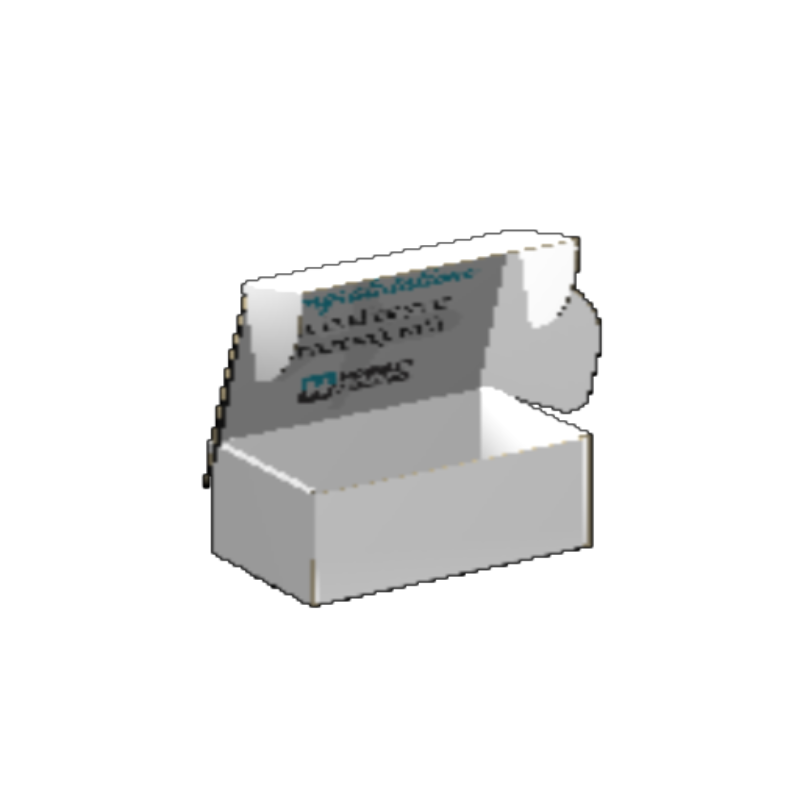 Ear Lock Mailer E-Flute White/Premium White 2-Sided Luxe Print Matte