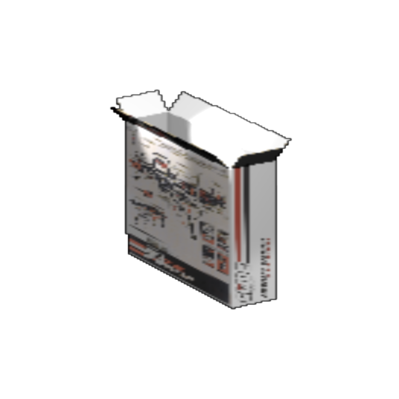Regular Slotted Carton B-Flute Premium White/White Outside Luxe Print Matte
