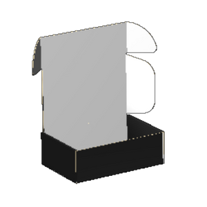 Ear Lock Mailer E-Flute White/White Outside Standard Print