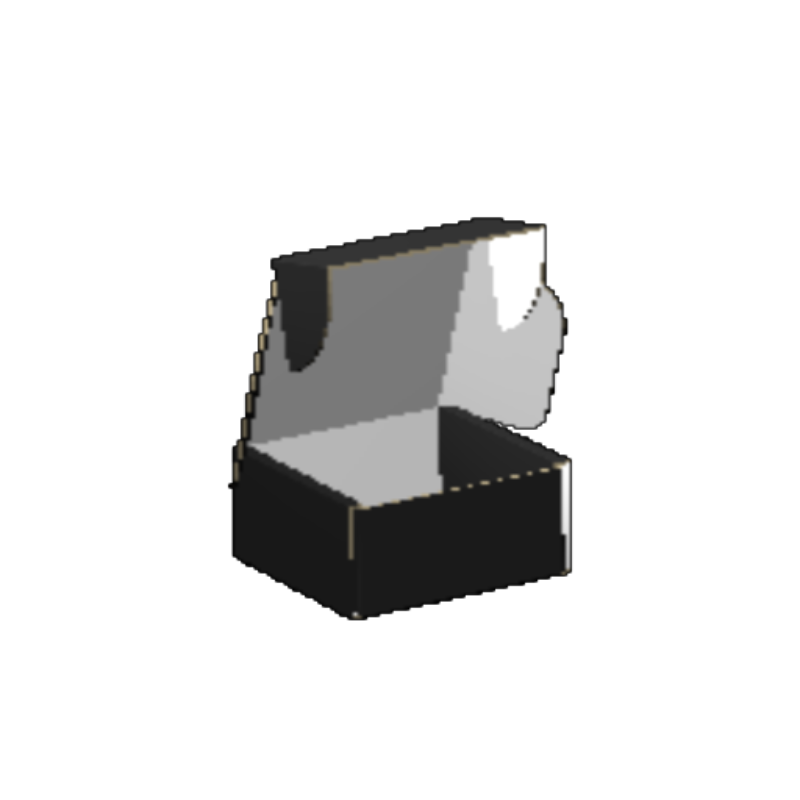 Ear Lock Mailer E-Flute White/White Outside Luxe Print