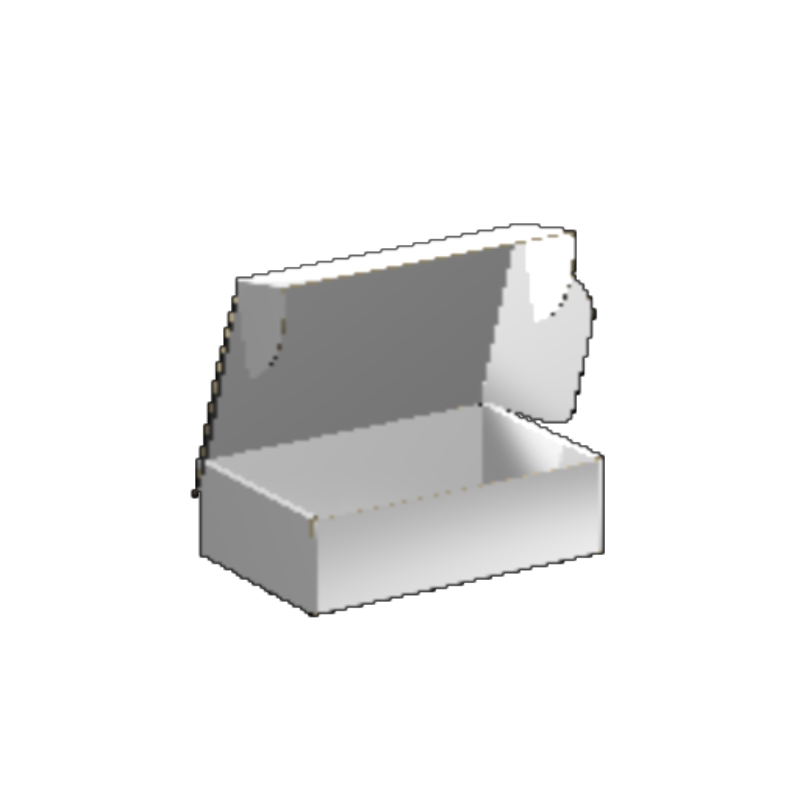 Ear Lock Mailer B-Flute White/White Outside Luxe Print