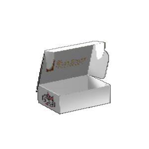 Ear Lock Mailer E-Flute White/Premium White 2-Sided Standard Print Matte