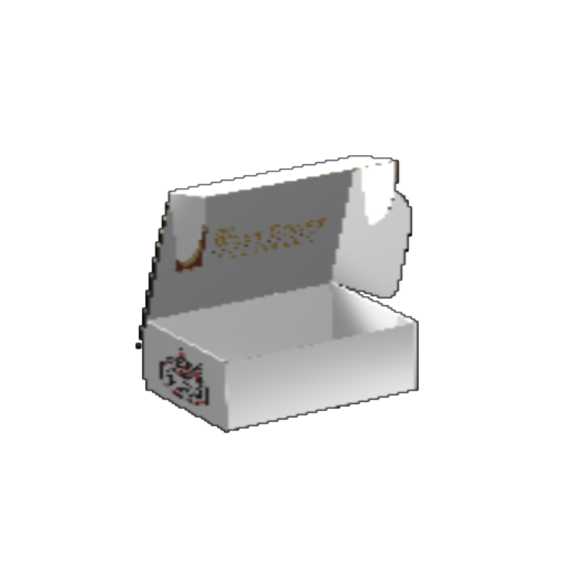 Ear Lock Mailer E-Flute White/Premium White 2-Sided Standard Print Matte
