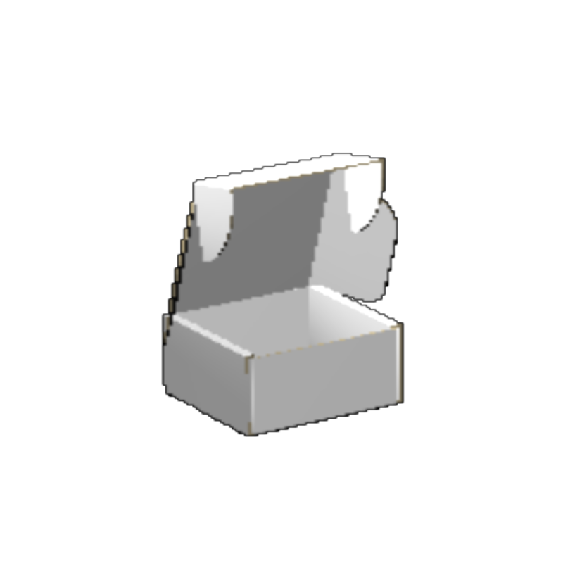 Ear Lock Mailer E-Flute White/White Outside Luxe Print