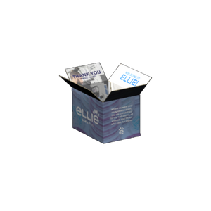 Regular Slotted Carton B-Flute White/White 2-Sided Luxe Print