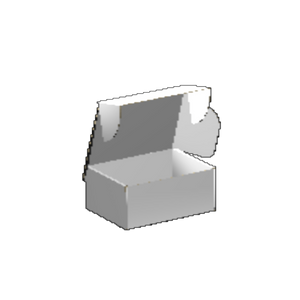 Ear Lock Mailer E-Flute Premium White/White Outside Luxe Print Matte