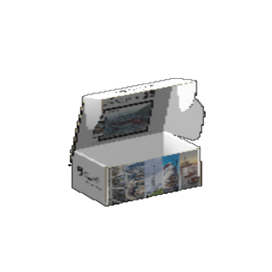 Ear Lock Mailer E-Flute White/White 2-Sided Luxe Print