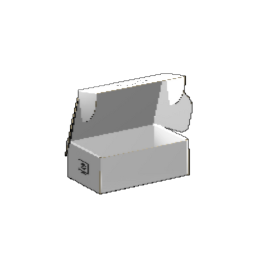 Ear Lock Mailer E-Flute White/White Outside Luxe Print