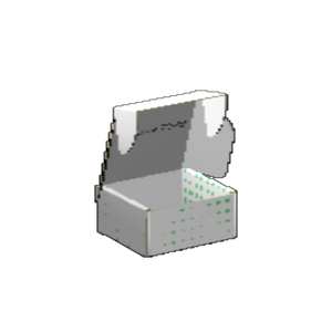 Ear Lock Mailer E-Flute White/White 2-Sided Luxe Print