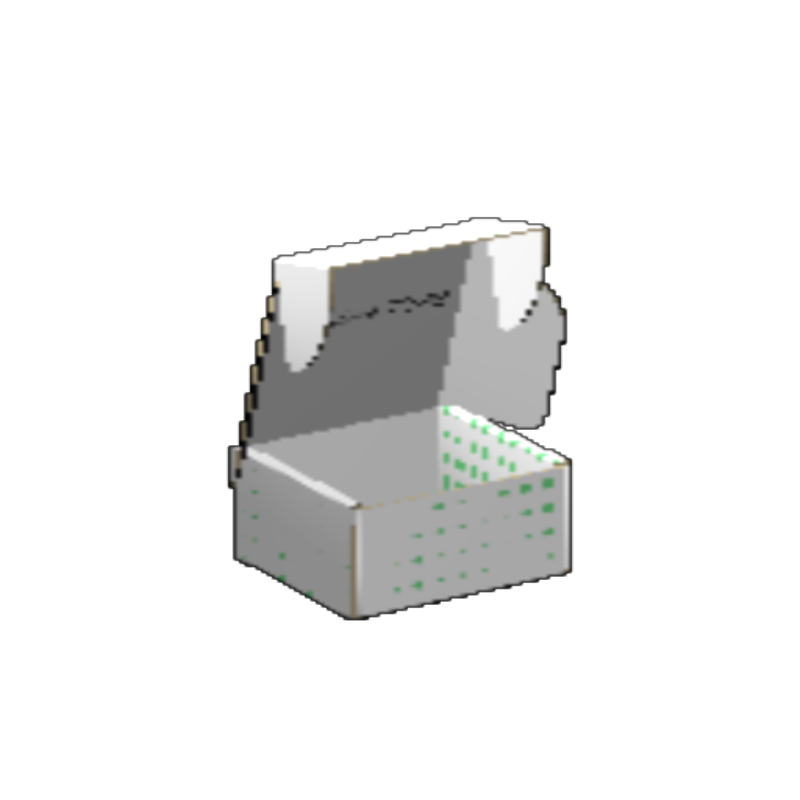 Ear Lock Mailer E-Flute White/White 2-Sided Luxe Print