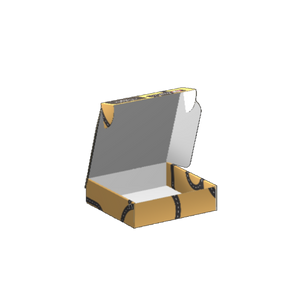Ear Lock Mailer E-Flute White/White Outside Luxe Print