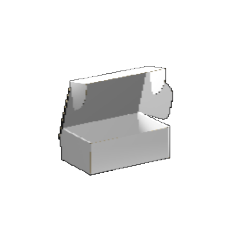 Ear Lock Mailer E-Flute White/White 2-Sided Luxe Print