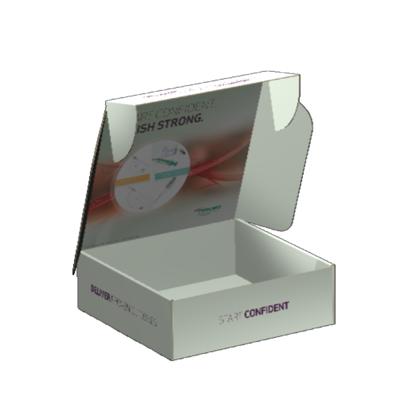 Ear Lock Mailer E-Flute White/White 2-Sided Luxe Print