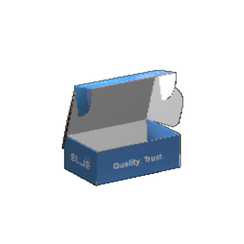 Ear Lock Mailer E-Flute White/White 2-Sided Luxe Print