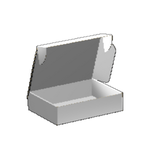 Ear Lock Mailer E-Flute White/White 2-Sided Luxe Print