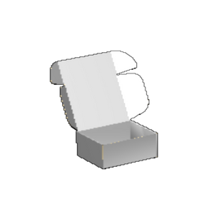 Ear Lock Mailer E-Flute White/White Inside Luxe Print