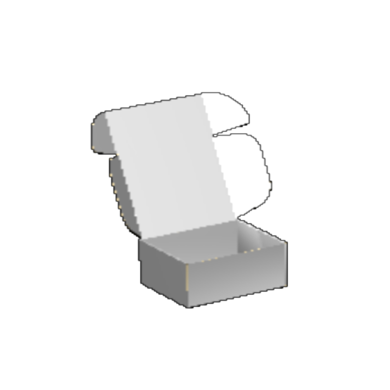 Ear Lock Mailer E-Flute White/White Inside Luxe Print