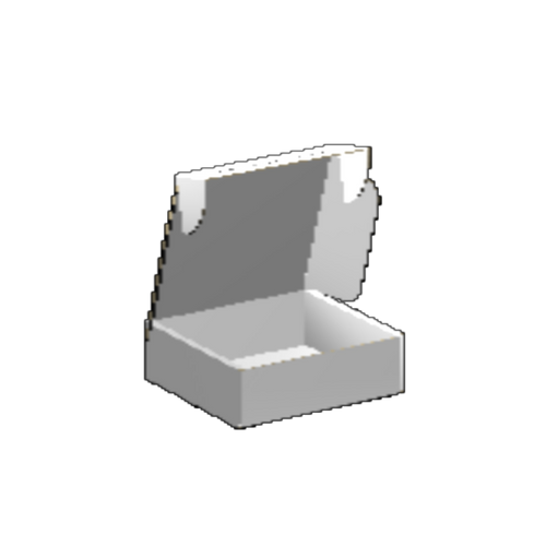 Ear Lock Mailer E-Flute White/White Outside Luxe Print