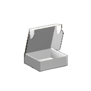 Ear Lock Mailer E-Flute White/White Outside Luxe Print