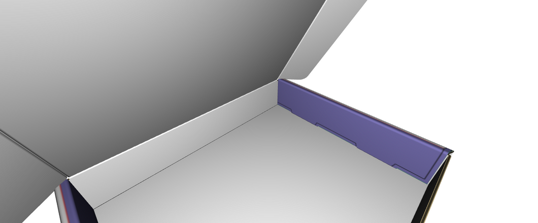 Ear Lock Mailer B-Flute Premium White/Premium White 2-Sided Standard Print Gloss