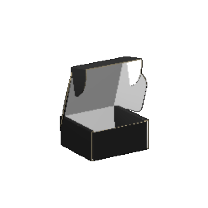 Ear Lock Mailer E-Flute White/White Outside Luxe Print