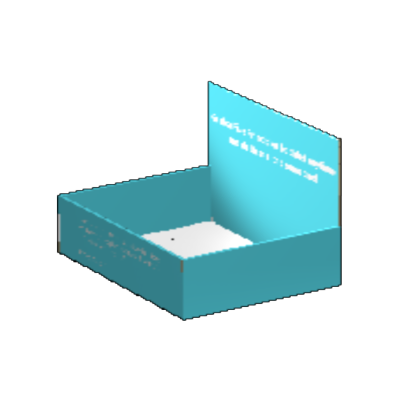 POP Mailer E-Flute White/White Outside Luxe Print