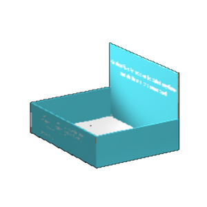 POP Mailer E-Flute White/White Outside Luxe Print