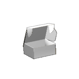 Ear Lock Mailer E-Flute Premium White/White Outside Luxe Print Matte