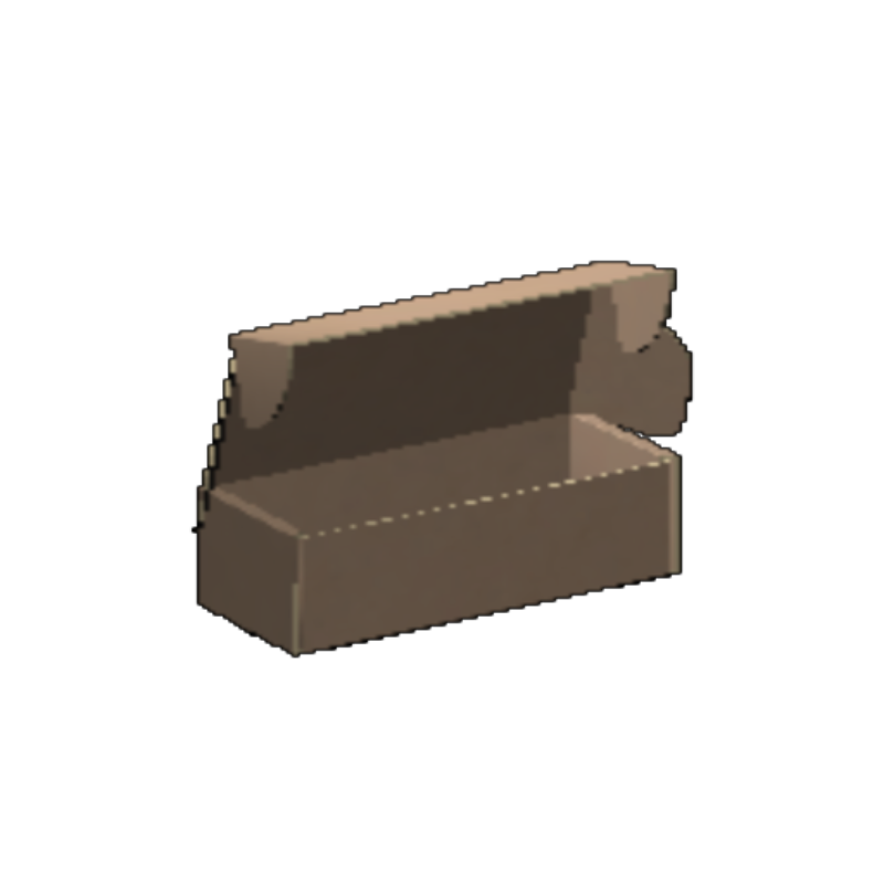 Ear Lock Mailer E-Flute Kraft/Kraft Outside Standard Print