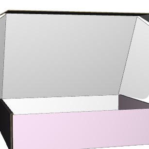 Ear Lock Mailer E-Flute Premium White/Premium White 2-Sided Standard Print Gloss