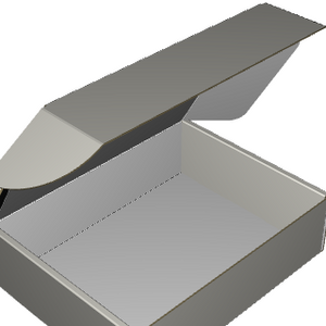 Ear Lock Mailer E-Flute White/White Outside Standard Print