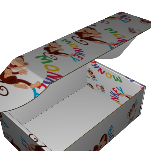 Ear Lock Mailer E-Flute White/White Outside Standard Print
