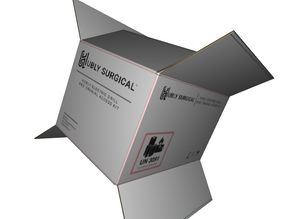 Regular Slotted Carton B-Flute Kraft/Kraft Outside Standard Print