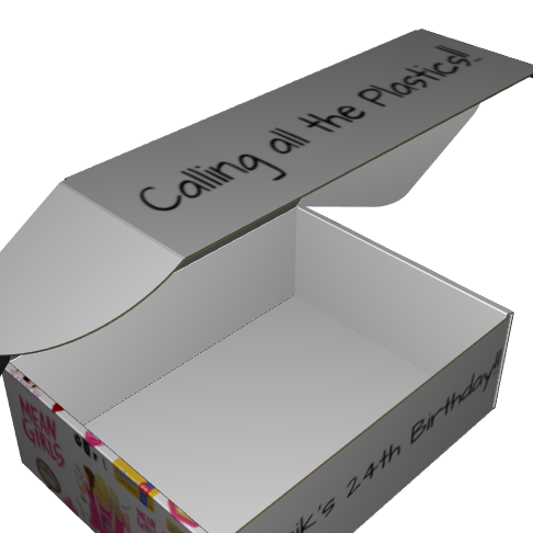 Ear Lock Mailer E-Flute White/White 2-Sided Standard Print