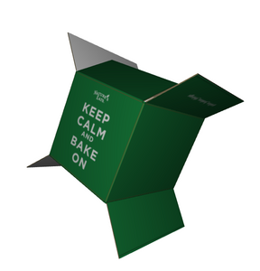 Regular Slotted Carton B-Flute White/White 2-Sided Standard Print
