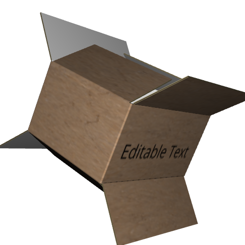 Regular Slotted Carton B-Flute Kraft/Kraft Outside Standard Print