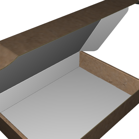 Ear Lock Mailer E-Flute Kraft/Kraft 2-Sided Standard Print